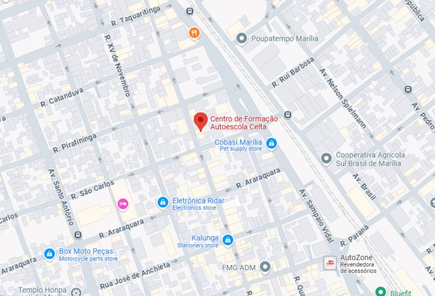 Imagem de localização no google maps Imagem de localização no google maps